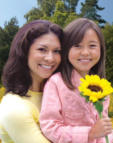 Mother and Daughter smiling after general dentistry Soos Creek Dental, Covington WA