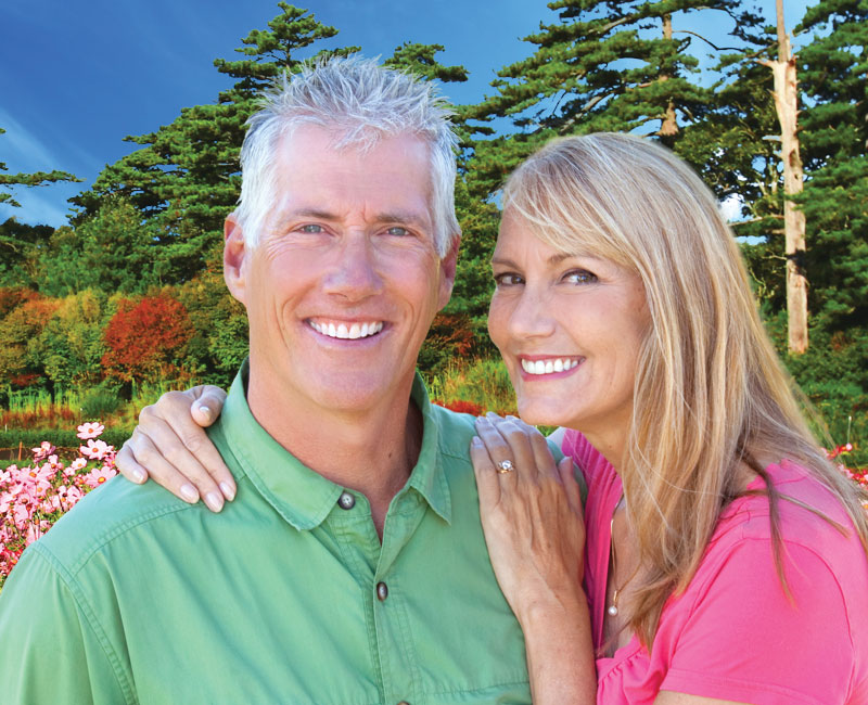 Couple smiling Dental Implants Soos Creek Dental, Covington WA